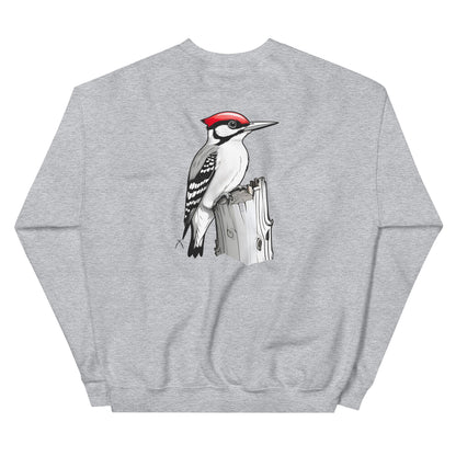 Embroidered Wood-Pecker Sweatshirt